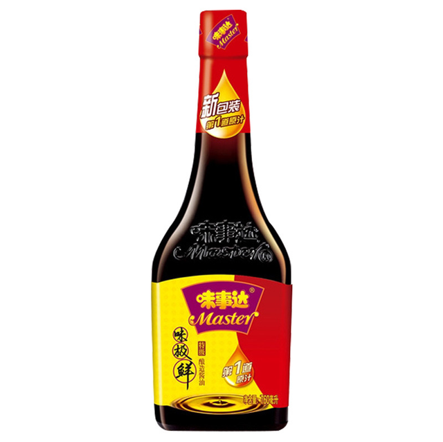 master salsa di soia chiaro 味事达生抽