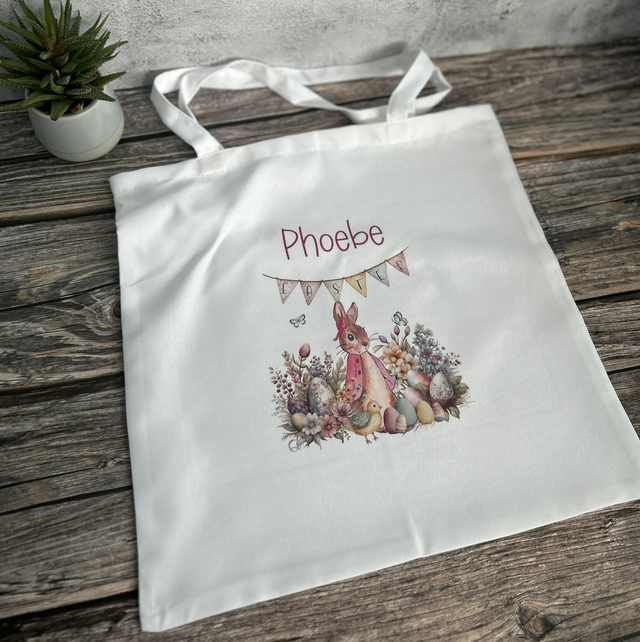 Easter tote bag