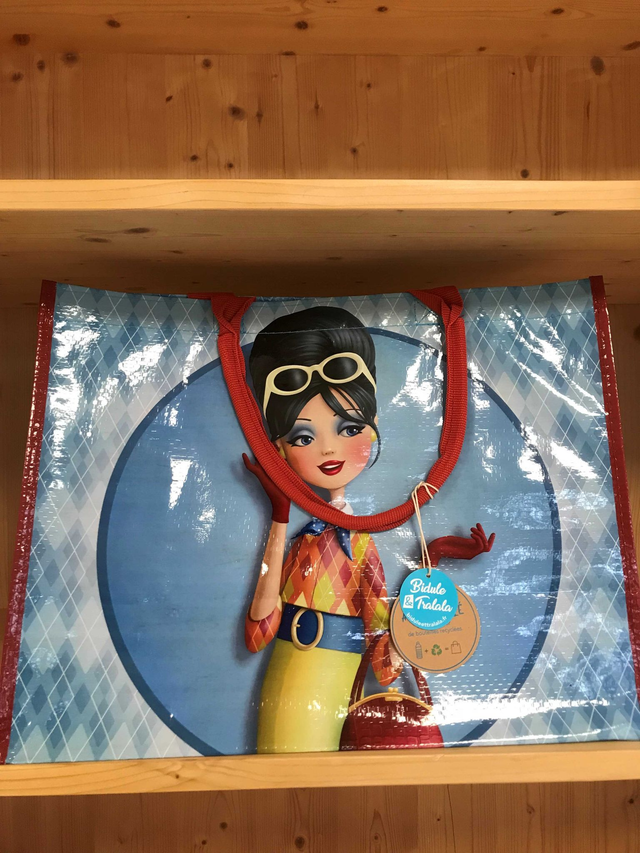 Sac cabas femme bleue