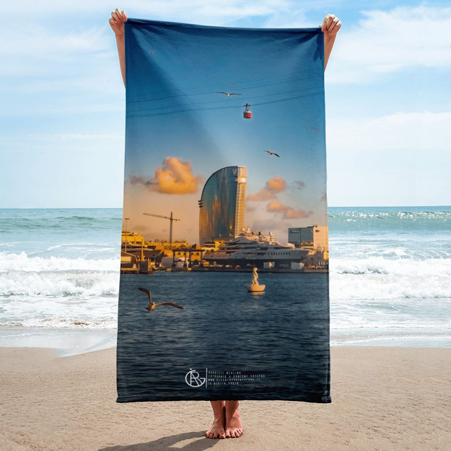 Telo mare Barcellona sunset