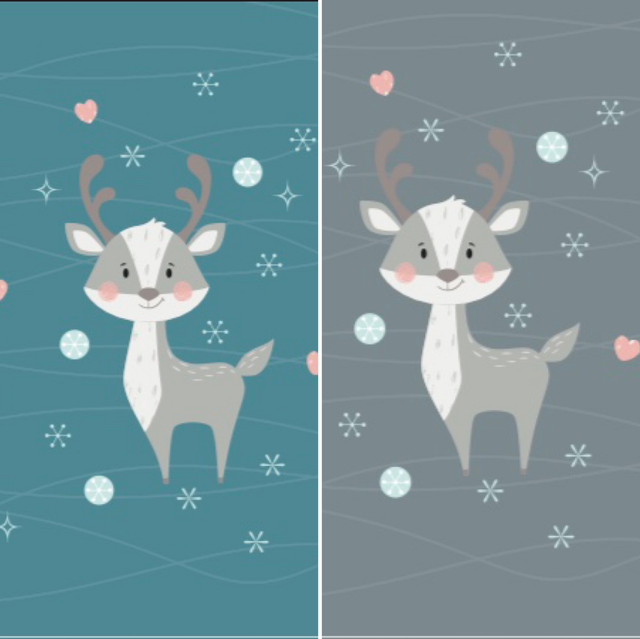 French Terry Panel 40x50 Hirsch