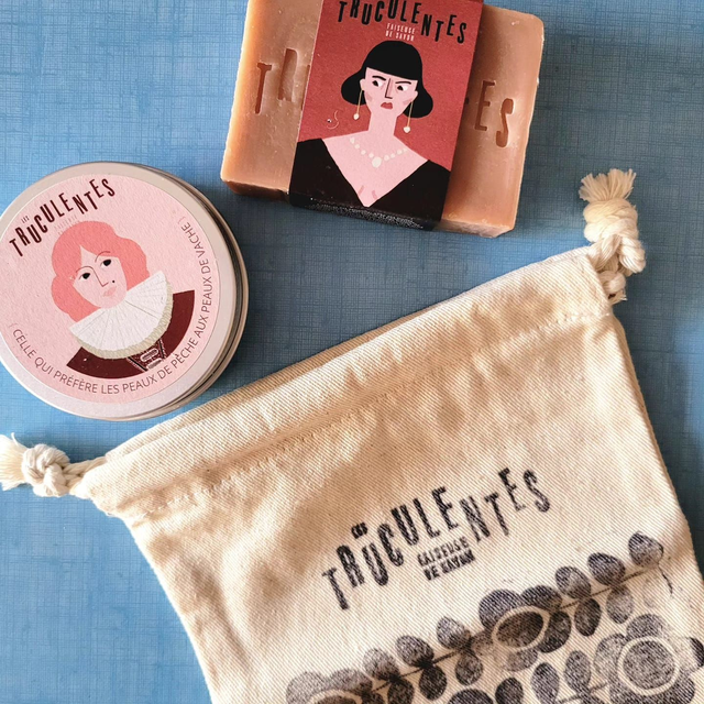 COFFRET /b/ 1 savon + 1 baume + 1 pochette