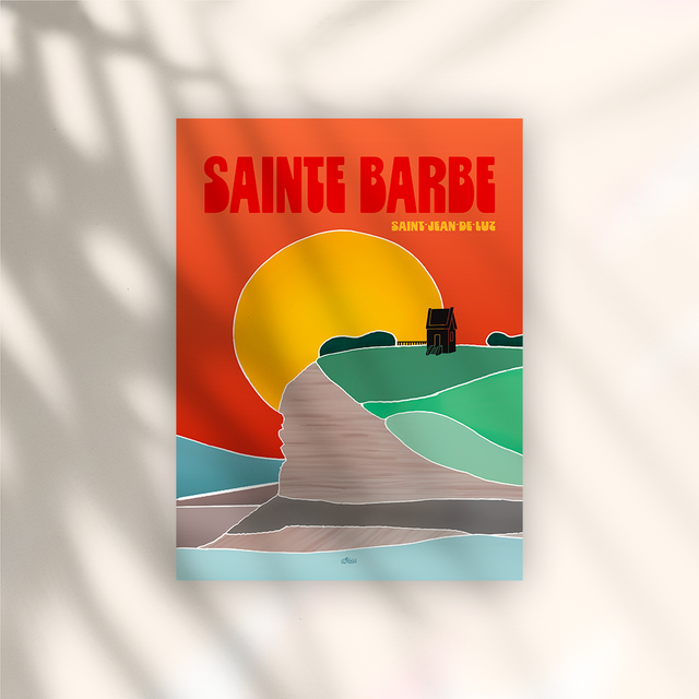 Argia I Sainte Barbe Saint Jean de Luz - Toile 50x70cm
