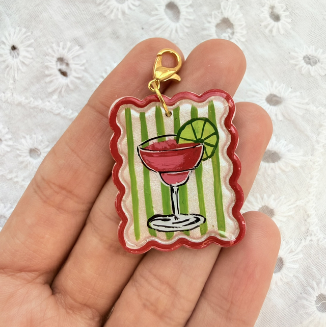 Cocktail Lime Drink Charm