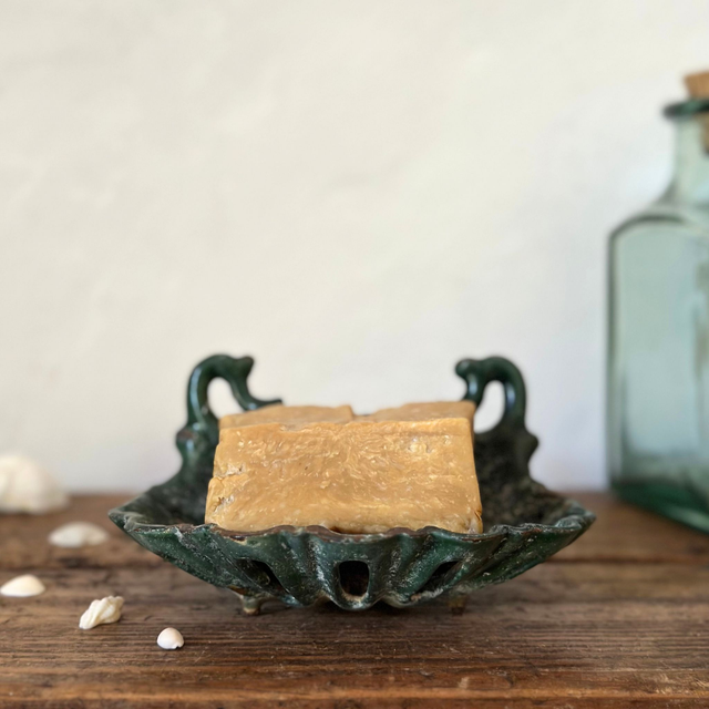 le porte savon coquillage en fonte