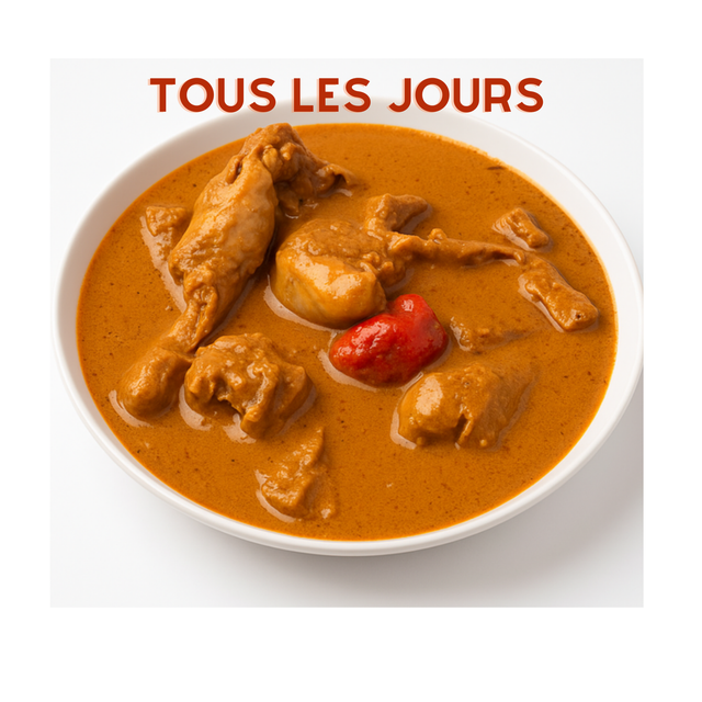 4 -🥘 Sauce arachide (poulet) - TOUS LES JOURS