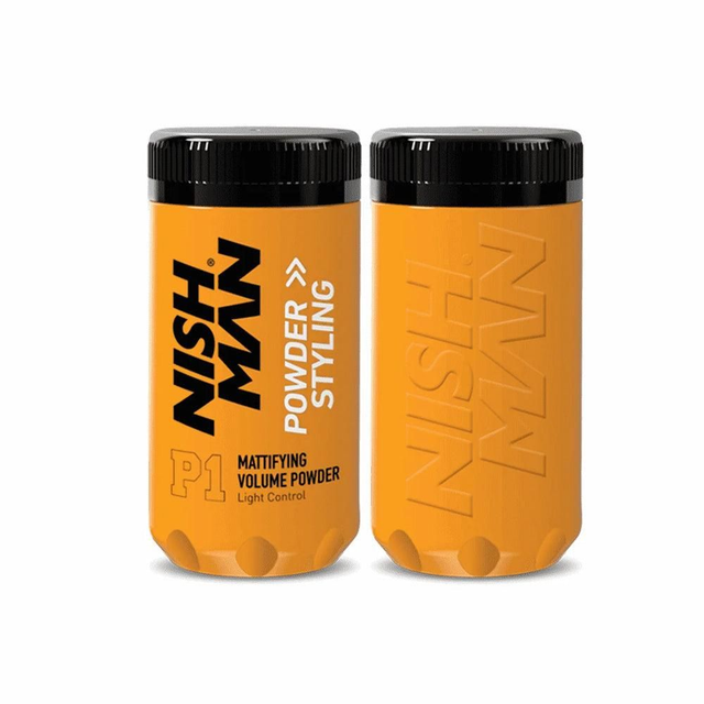Nish Man P1 Volume Powder Mattifying Styling Light Control 20g
