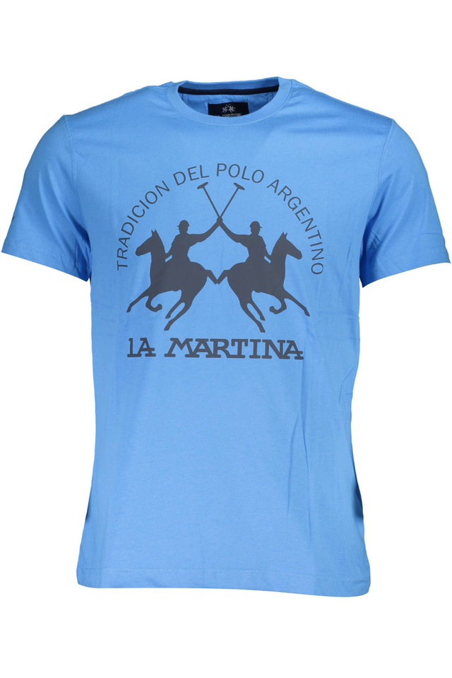 LA MARTINA T-SHIRT MANICHE CORTE UOMO BLU