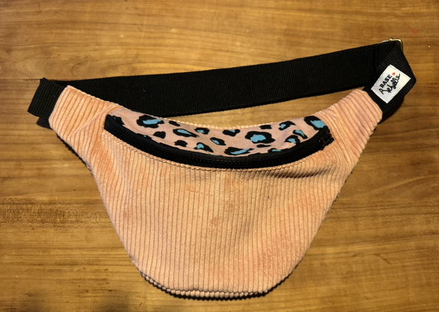 Carlota velours vieux rosé et leo rose et bleu 