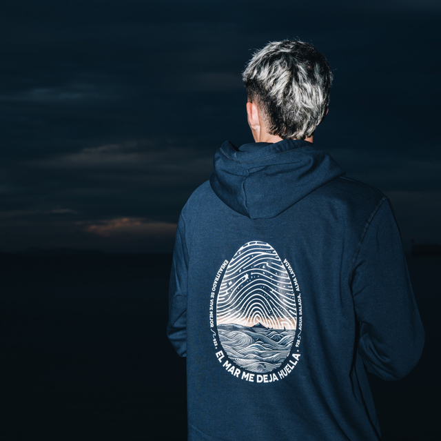 Sudadera huella marino