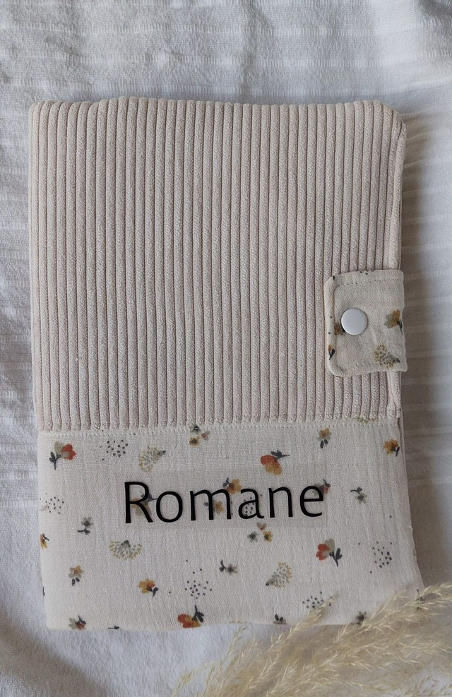 Protège carnet de santé personnalisable 