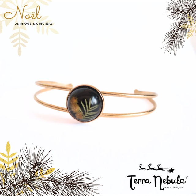 Bracelet fleuri Élégance (mimosa) | BR19