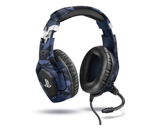Cascos Gaming GXtrust 488 Force Azul caza