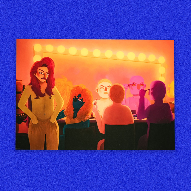 Drag Queens before the show 