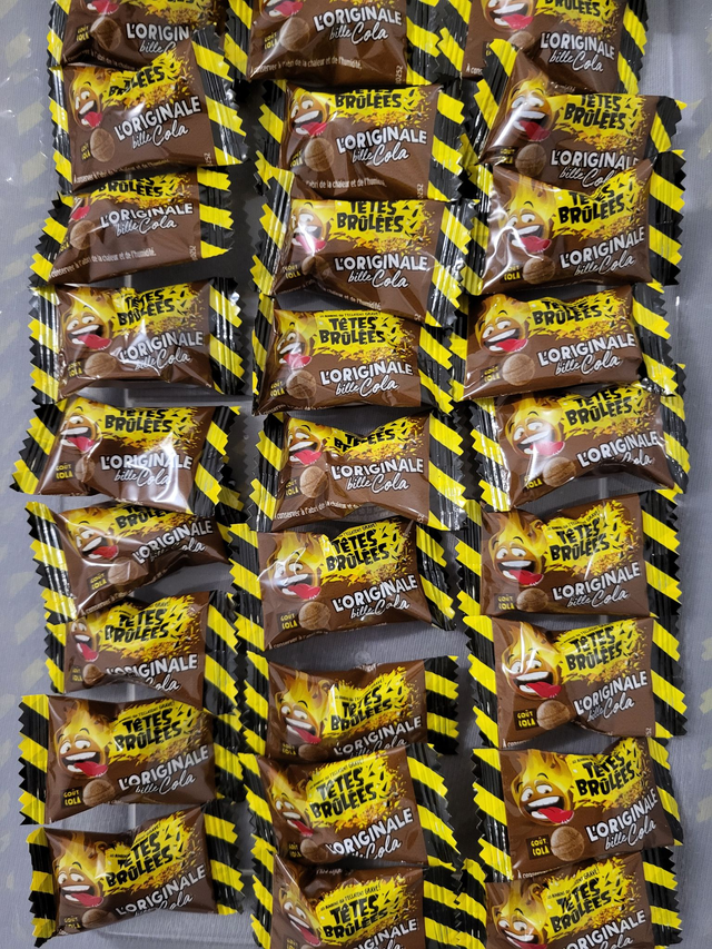 Têtes brulées cola (15 pièces)