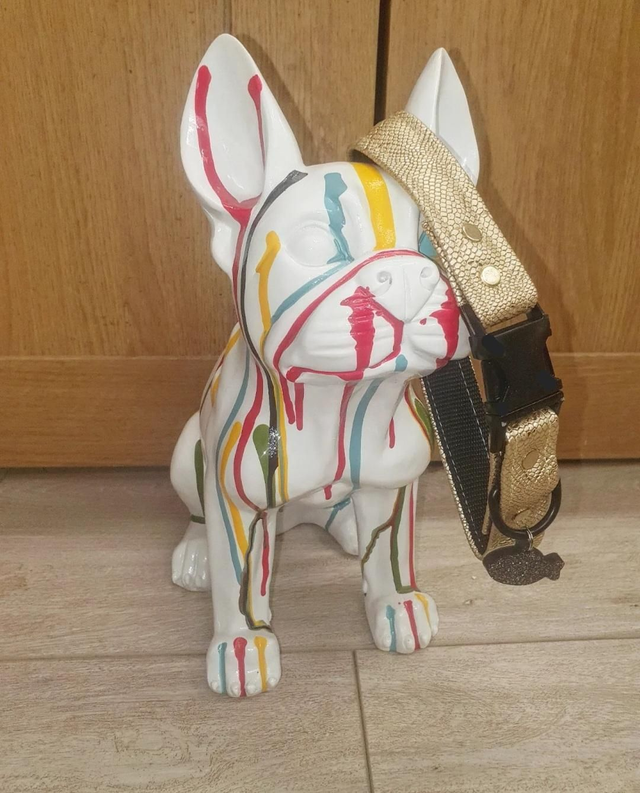 Collier Simili ◾️Croco Doré