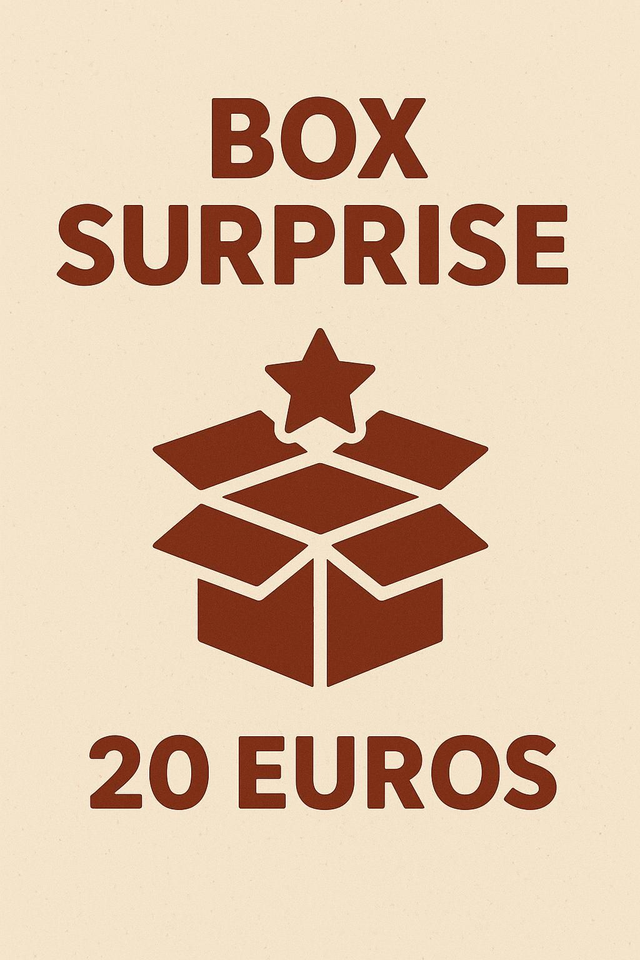 Box surprise à 20 euros, créations artisanale en plâtre de Paris et résine uv, unique