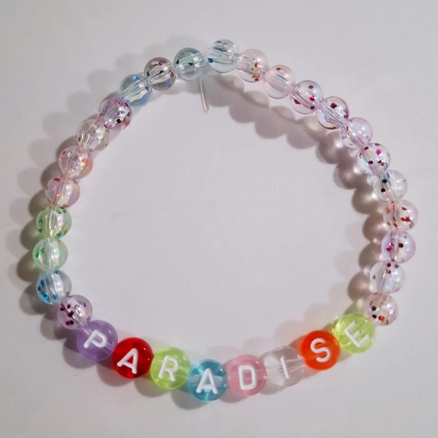 Paradise sparkle beaded bracelet 