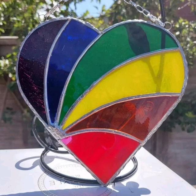 Rainbow heart