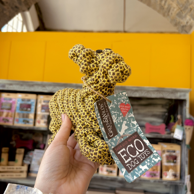 Green & Wild's Lionel the Llama, Eco Dog Toy