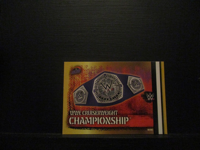 WWE Cruiserweight Championship - Championship Slam Attax 10th Edition Original Trading Card #355