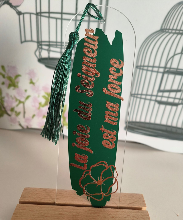 Marque-page "La joie du Seigneur est ma force"