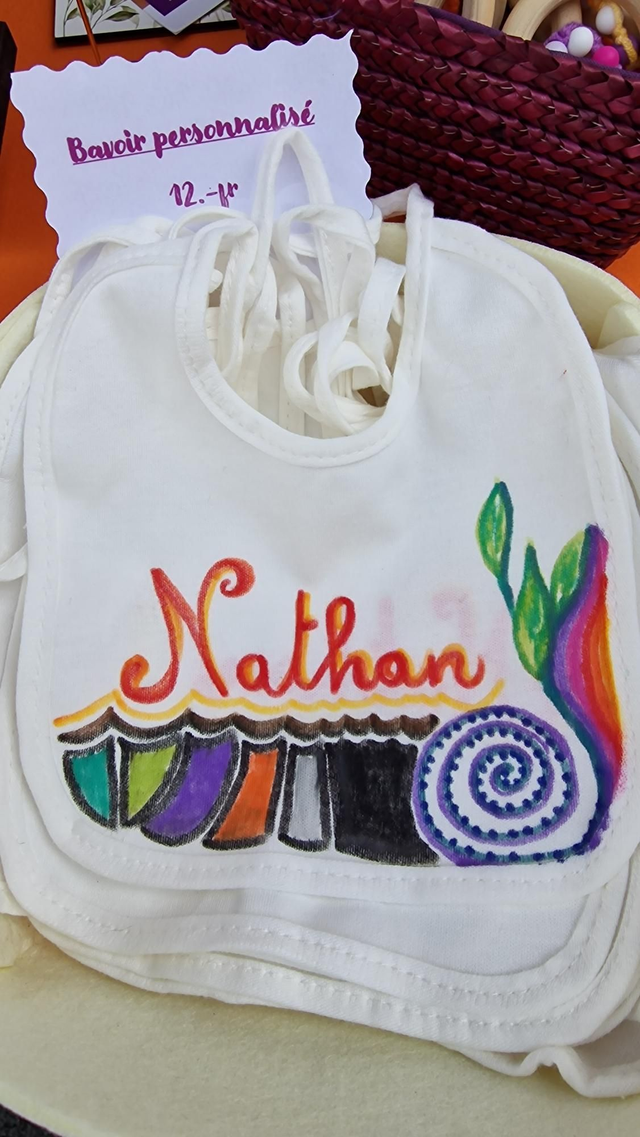 Bavoir personnalité 