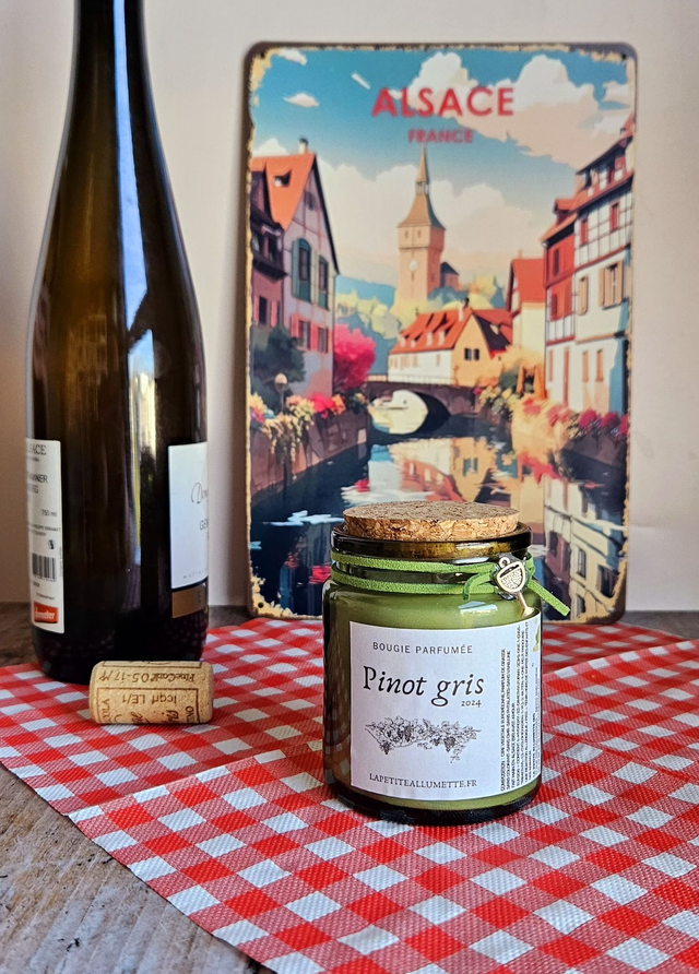 Bougie Pinot gris