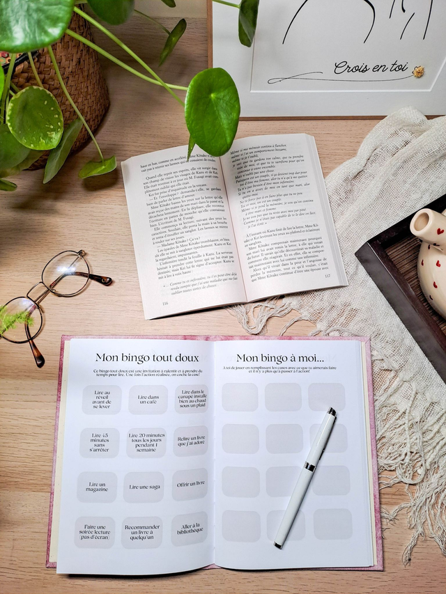 Le jardin des lectures aux camélias givrés