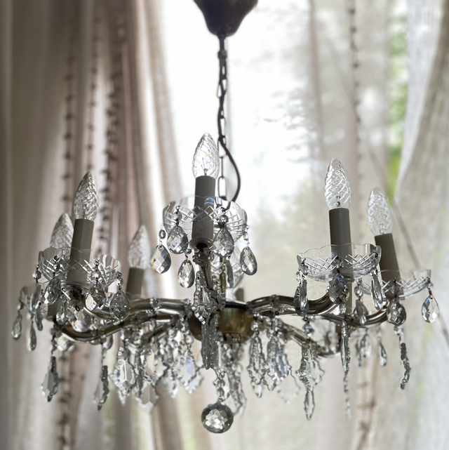 Kronleuchter Theresia Kristallglas handgeschnitten