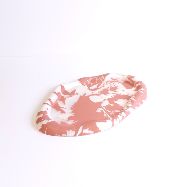 Plateau / vide-poche terracotta