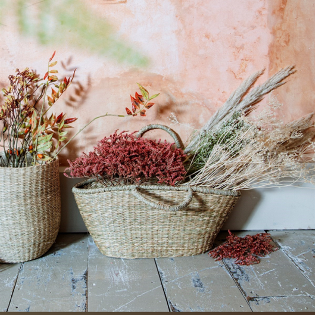 Sass and Belle woven seagrass shopper