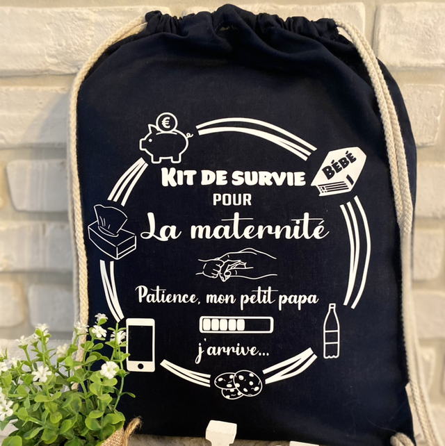 Sac « Kit de survie du futur papa » 