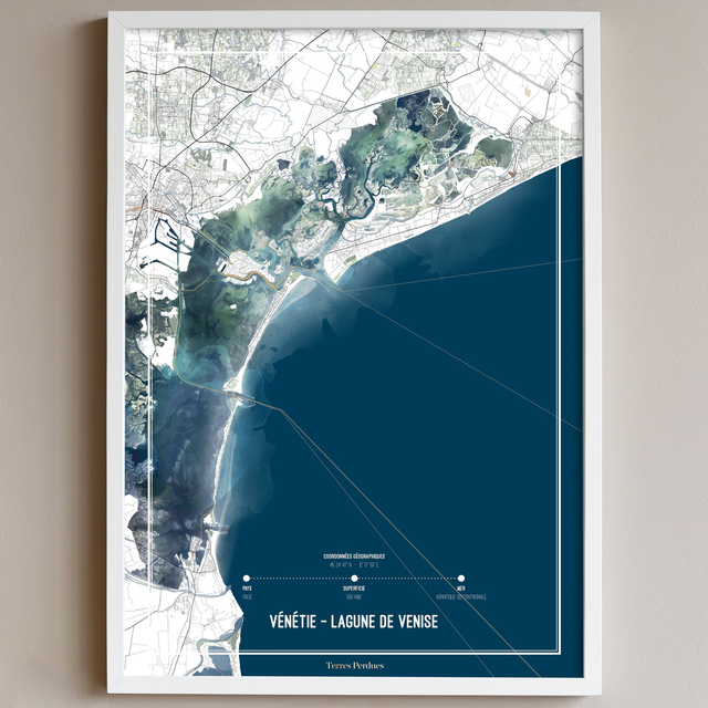 Carte - Lagune de Venise