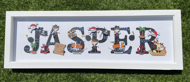 Pirate Name Frame