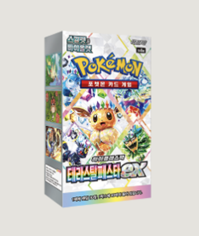 Display Pokémon Evolution prismatique sv8a Terastal Festival coréenne🇰🇷