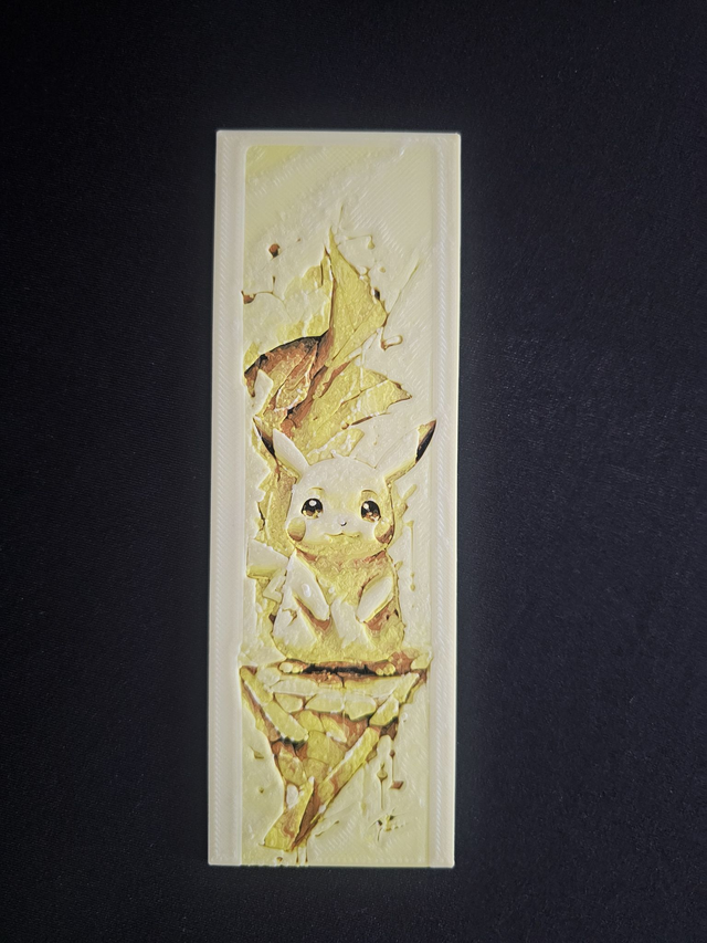 Marque page pikachu