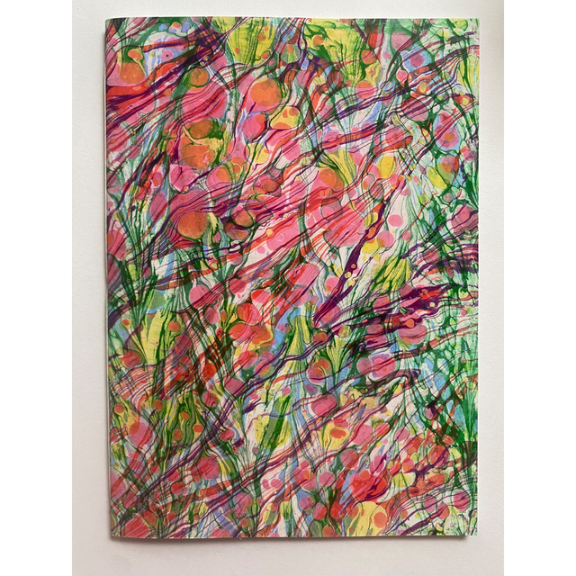 Softbound Notebook, Double Marble Pink Spot 