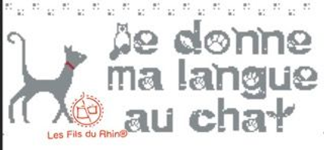 Grille Je donne ma langue au chat