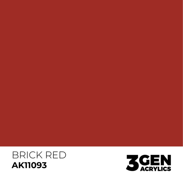 3rd Gen. Acrylics 93 Brick Red