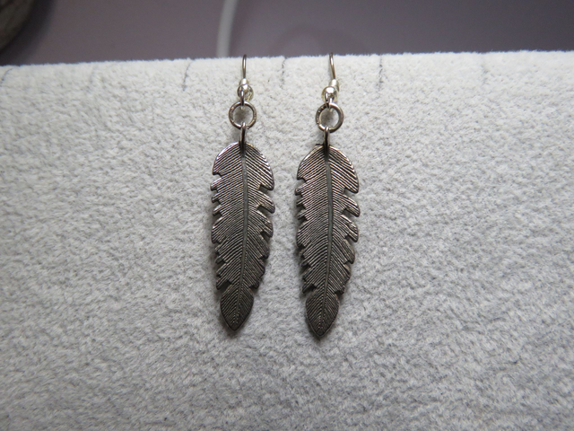 Boucles d'oreilles plumes 