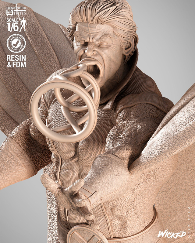 Statue BANSHEE (LE HURLEUR) série Xmen comics