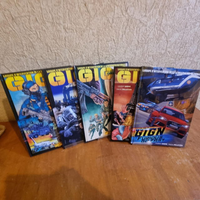 GIGN LA BD tomes 12345 