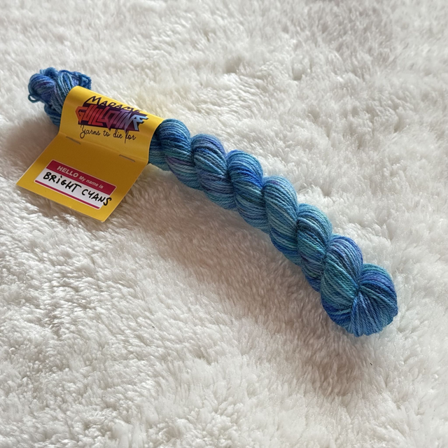 Bright Cyans — 100% BFL Mini — 20g