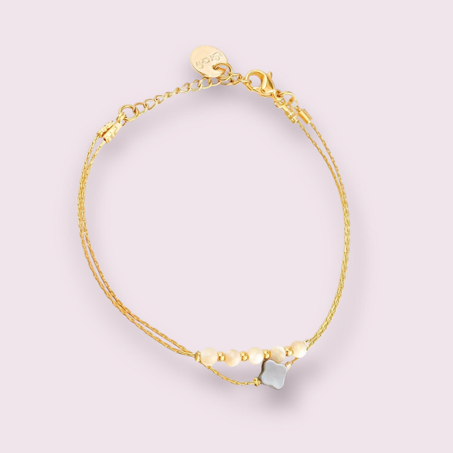 Bracelet double TRÈFLE 