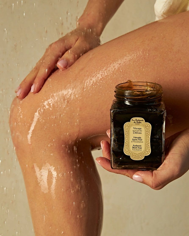 Bruine Zeep - Savon Noir - 300ml - Délices (Eucalyptus)