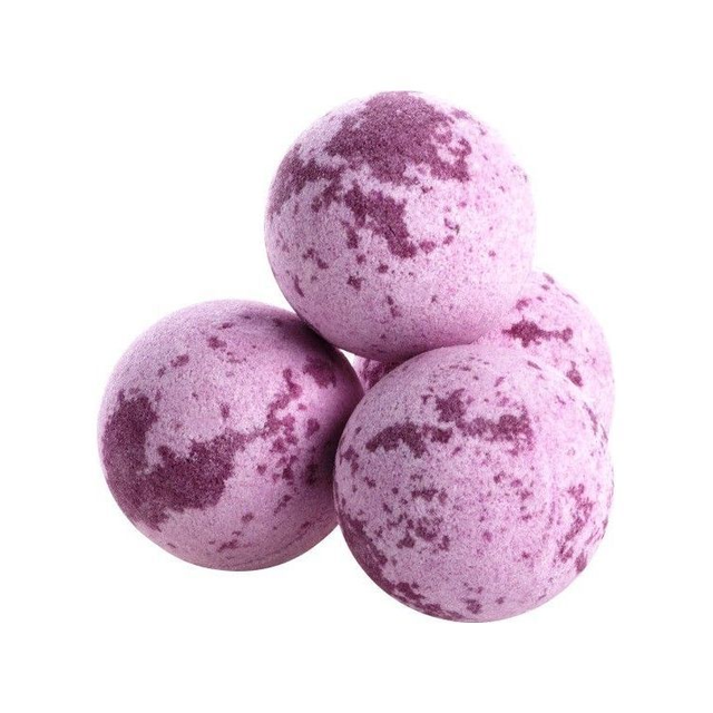 Boule de bain effervescente 125grs senteur Lilas 
