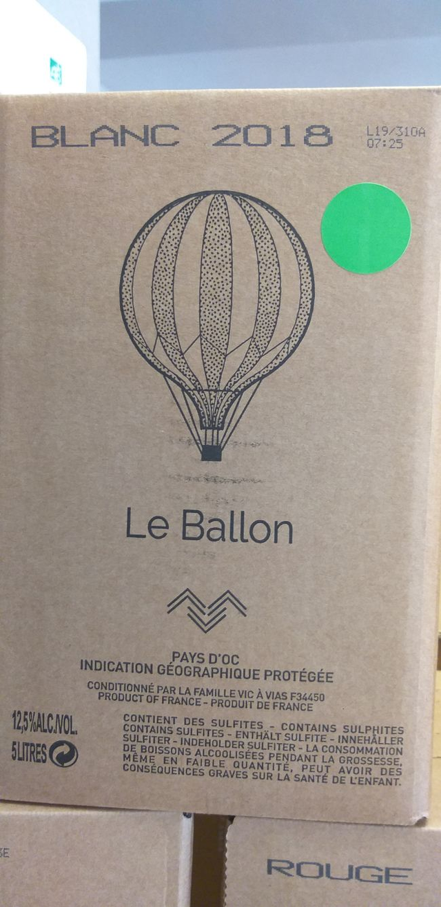 Le Ballon BIB 5l 2022 - Blanc Sec Tranquille - Cros des Calades