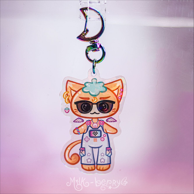 Porte-clé Holographique Mascotte Stimming