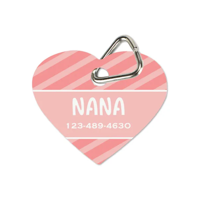 Aluminium Pet Tag Double Side Printable
